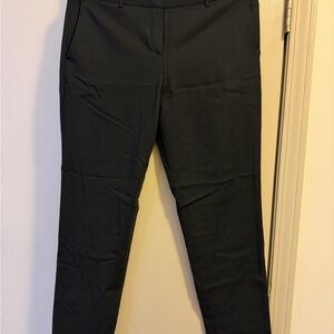 Theory Midnight Black Straight Leg Women's Pants